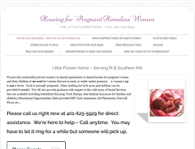 Tablet Screenshot of littleflowerhome.org